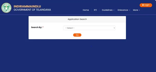 Indiramma Illu Application Search