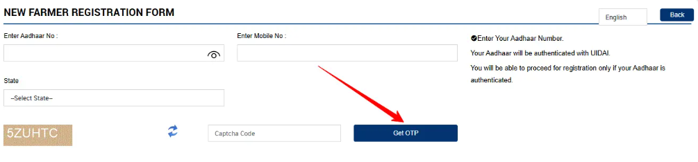 New Farmer Registration Form